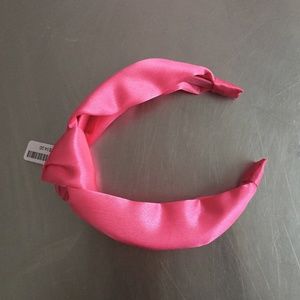 NWT Urban Outfitters Pink Satin Top Knot Headband